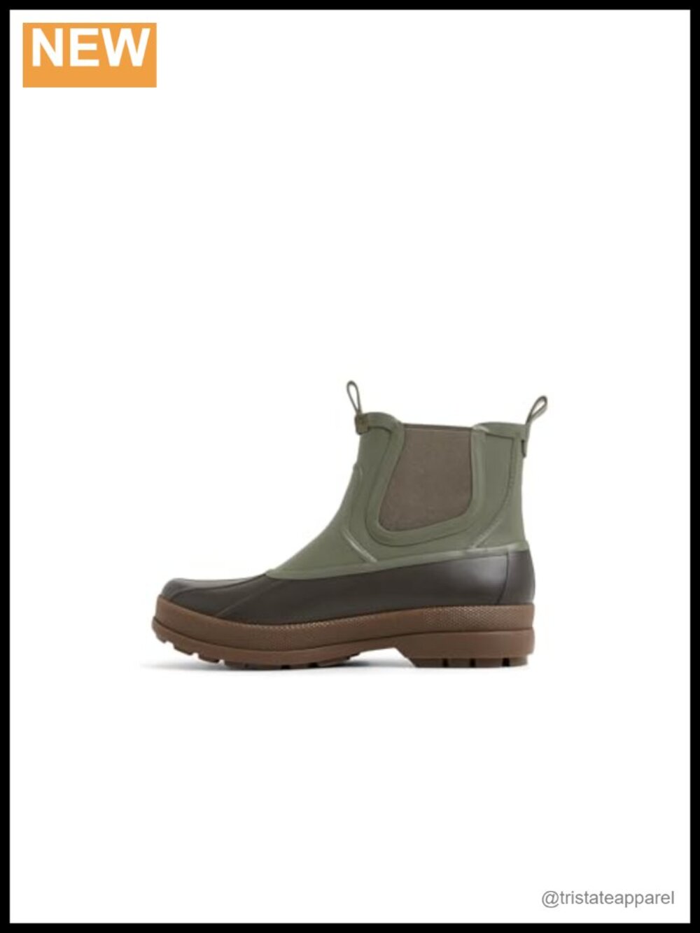 Waterproof Rubber Duck Boot Duck Toe Wave-Siping Traction Fall Rain Boot